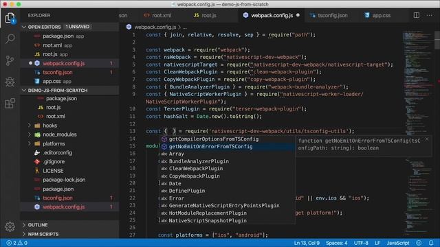 NativeScript From Scratch Part 2: TypeScript and Webpack Configuration смотреть онлайн
