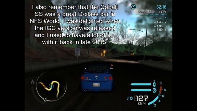 NFS Carbon (PC) - Chevrolet Cobalt SS смотреть онлайн