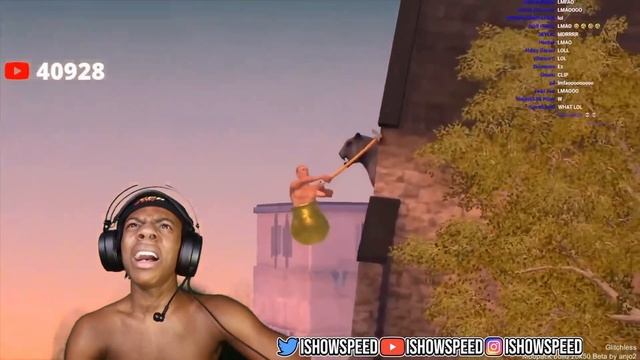 Speed Reacts To The Getting Over It World Record.. смотреть онлайн