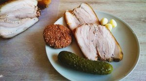 Самый простой рецепт свиной грудинки в мультиварке. Домашний деликатес.