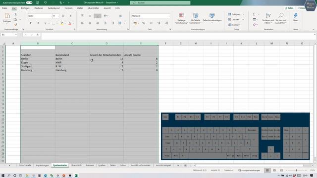 Excel: Spaltenbreite ändern| Modul 0 - absolute Grundlagen von Excel - 06 смотреть онлайн