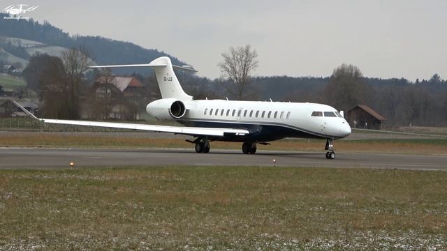 Power and Elegance: Bombardier Global 7500 Take-Off from Bern смотреть онлайн