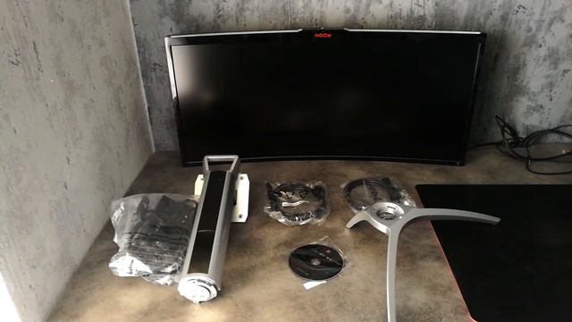 AOC AGON AG352UCG Unboxing [GERMAN]