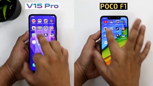 Vivo V15 Pro Vs Poco F1 SpeedTest And Camera Comparison смотреть онлайн