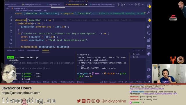 JavaScript Hours: Building out part of the Jest API смотреть онлайн