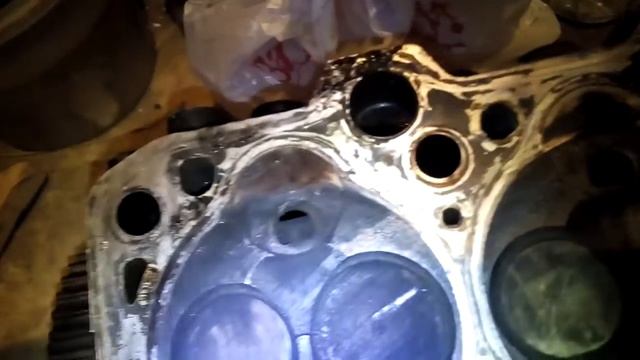 Фольксваген т4 2.4 дизель ААВ. Головка блока цилиндров результат перегрева двигателя. смотреть онлайн