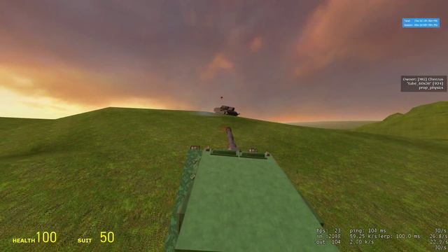 Garry's Mod - Tank Battle смотреть онлайн