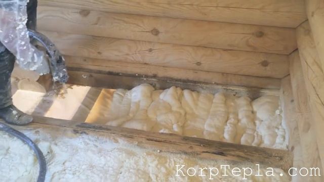 Утепление дома из цилиндрованного бревна смотреть онлайн