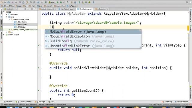 RecyclerView and CardView in Android смотреть онлайн