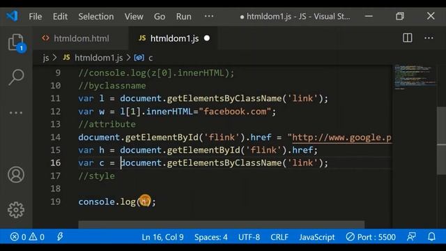 HTML DOM (2) - Change attribute values, and the style of html elements смотреть онлайн