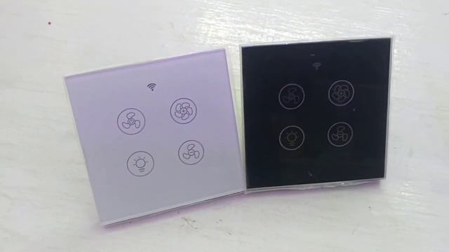 Tuya smart wifi Fan + Light swith смотреть онлайн