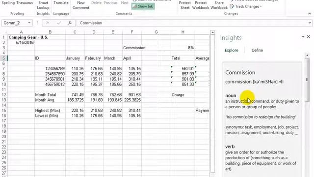 Excel 2016: Smart Lookup and Thesaurus смотреть онлайн