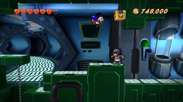 Ducktales Remastered short gameplay 06 The Moon walk смотреть онлайн