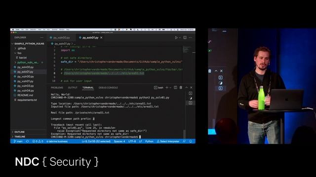Common Python Coding Mistakes - Christopher van der Made - NDC Security 2022 смотреть онлайн