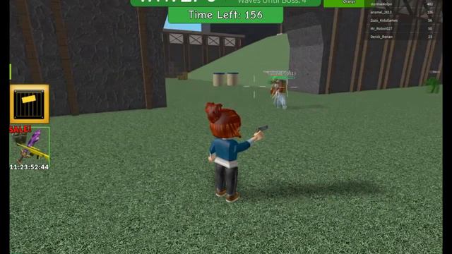 МЕНЯ СОЖРАЛИ ЗОМБИ! ЗОМБИ БОСС! Roblox! Роблокс! смотреть онлайн