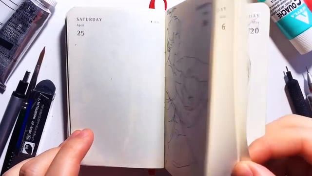 365 Daily Sketchbook 2015 Flipthrough смотреть онлайн