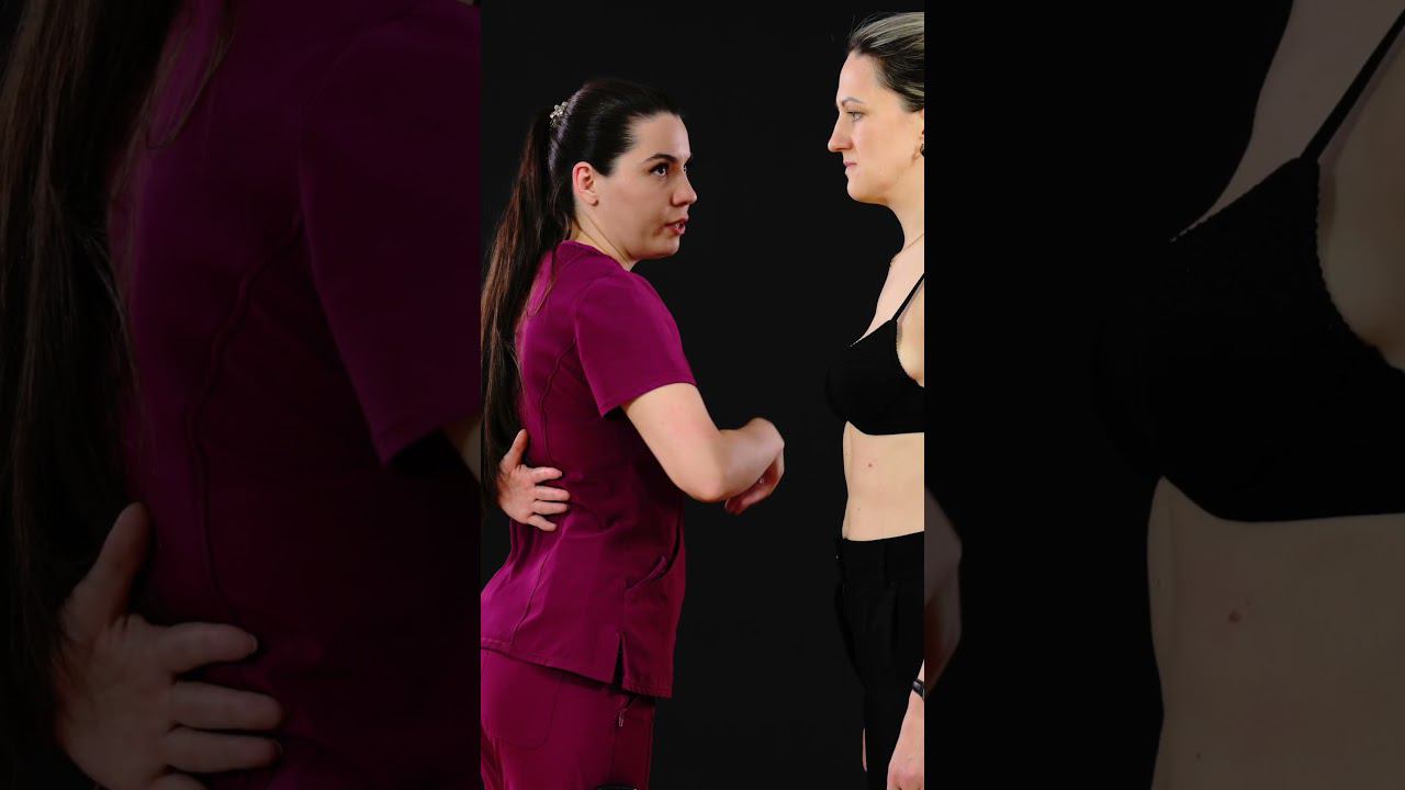 Работа специалиста по тейпированию с жалобой на боль в спине. Полное видео у нас на канале BBalance смотреть онлайн