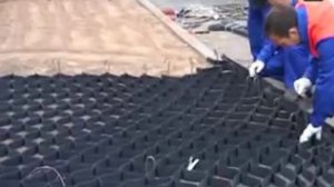 Укладка георешетки 2