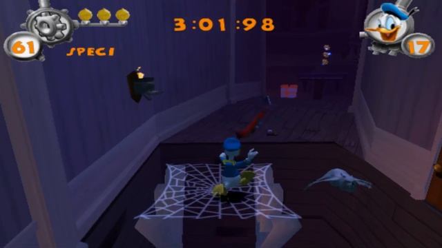 Haunted Hall (Donald Duck Quack Attack - Goin' Quackers) Walkthrough #10 смотреть онлайн