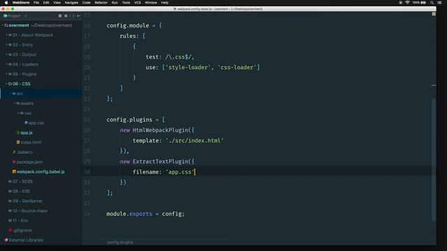 Poznaj Webpack 3 Tutorial - CSS смотреть онлайн