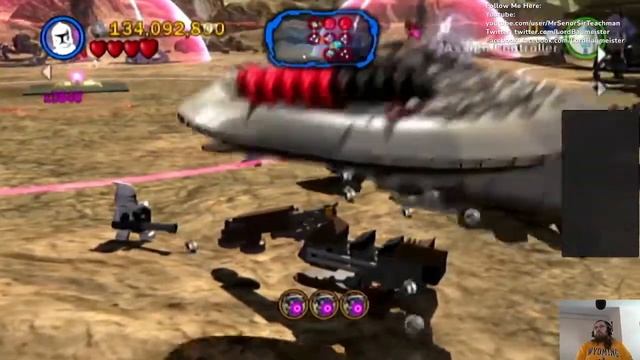 Lego Star Wars III Episode 32: Gungan General Free Play смотреть онлайн