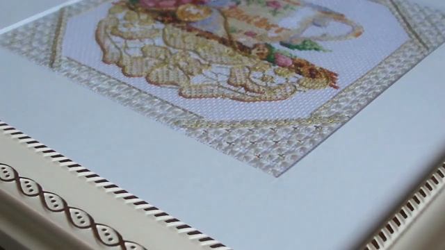 Dimensions 06709 Мамина чашка / Mothers cup ОФОРМЛЕННАЯ РАБОТА (вышивка крестом) смотреть онлайн