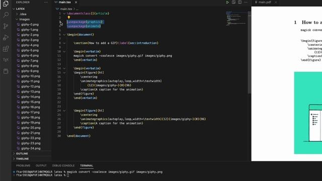 Spice up Your LaTeX Document with Animated GIFs: A How-To Guide! смотреть онлайн