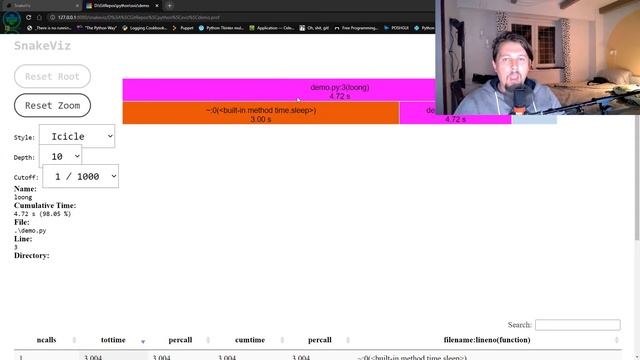 Python - Snakeviz смотреть онлайн