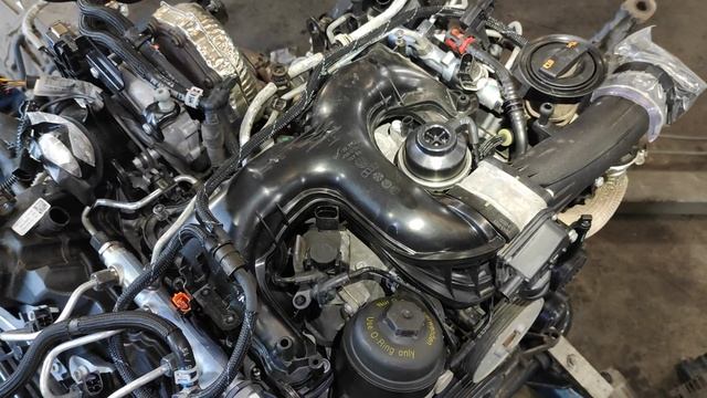 Разборка двигателя для замены цепи VW Touareg 3.0 TDI смотреть онлайн