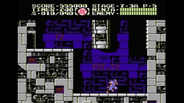 Dendy (Famicom,Nintendo,Nes) 8-bit Ninja Gaiden 3 The Ancient Ship of Doom Act 7