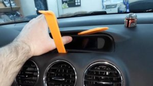 Снятие информационного дисплея/экрана пежо/peugeot 408/308.