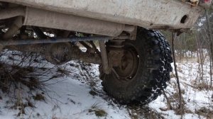 Купили ниву на 33 колесах, проблемы с первых же метров