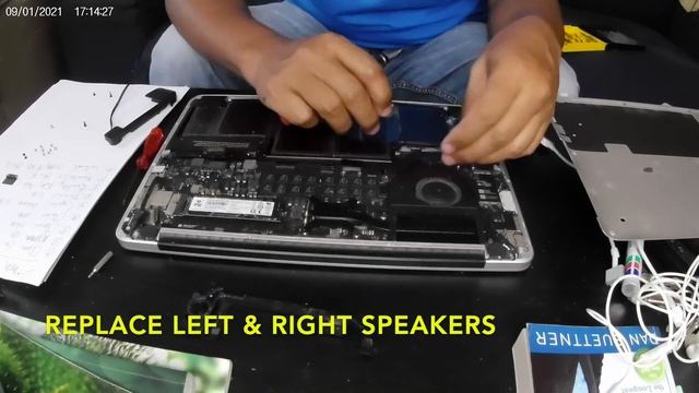 Replace speakers of Macbookpro 13" A1502 (Early 2015) смотреть онлайн