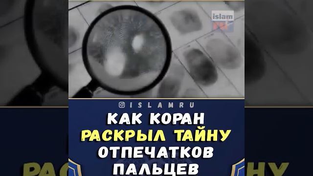 Как Коран раскрыл тайну отпечатков пальцев смотреть онлайн