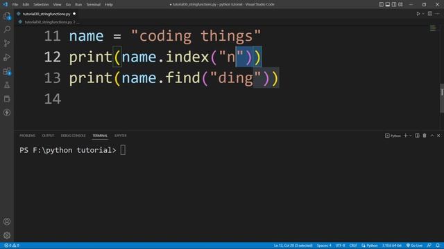 String Built-in Functions in Python | What is f-String ? Python Tutorial For Beginners || Part #30 смотреть онлайн
