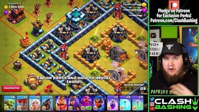 How to beat the HOG MOUNTAIN CHALLENGE with the NEW Lunar New Year Skins! (Clash of Clans) смотреть онлайн