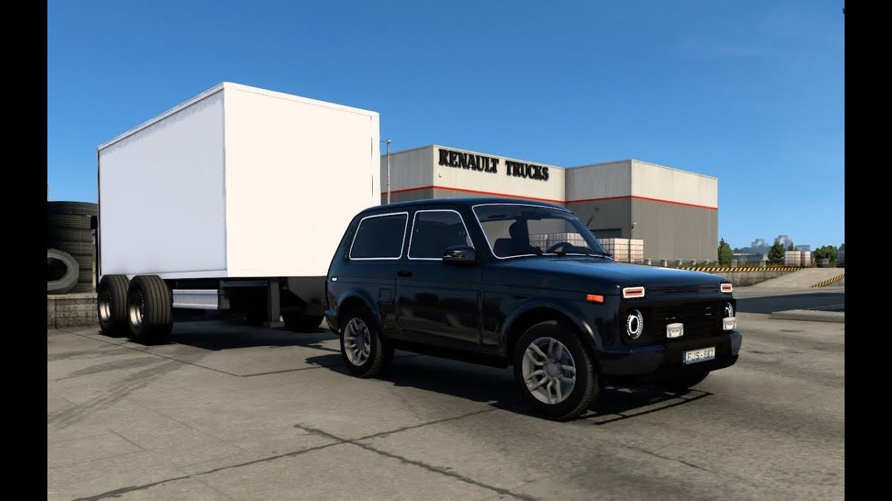 [ETS 2] LADA Niva (URBAN Kit)_Trailer Delivery To Kozloduy смотреть онлайн