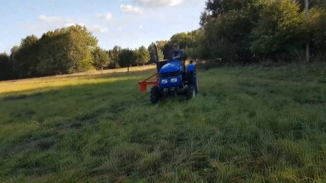 Роторная косилка Lisicki z-178 первый покос смотреть онлайн