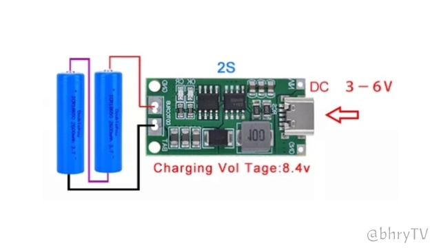 battery charging module board for 3.7V 18650 battery | 2S 3S 4S - 1A 2A 4A смотреть онлайн