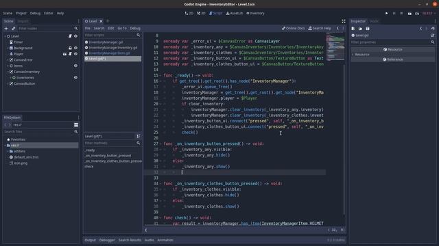 EN GODOT Inventory Editor how to code смотреть онлайн