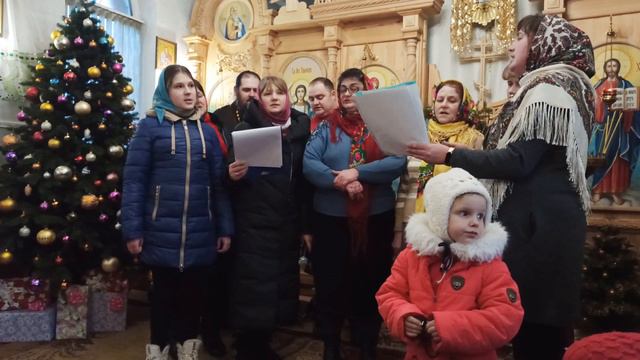 Вечір колядок. Виступає хор с. Бахів смотреть онлайн