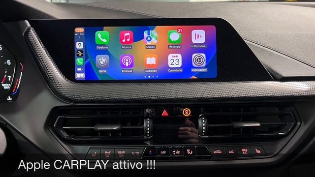 BMW Attivazione Apple CARPLAY - BMW F40 Entrynav2