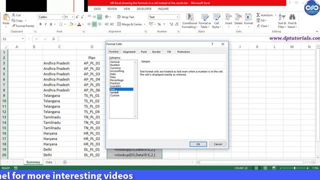 Solved IT - MS Excel Showing The Formula In A Cell Instead Of The Result || Formula Text Displayed смотреть онлайн