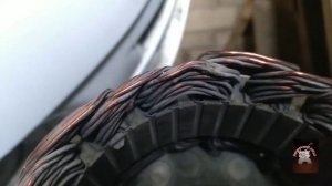 Замена потшипников генератора Бош на Гранте