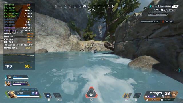 Apex Legends | GTX 1660 Super + Ryzen 5 5600x ( 1440p ) смотреть онлайн