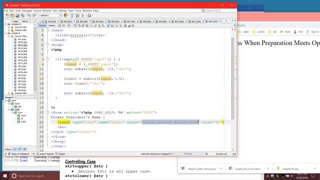 Feb 10 PHP - String functions Date functions смотреть онлайн