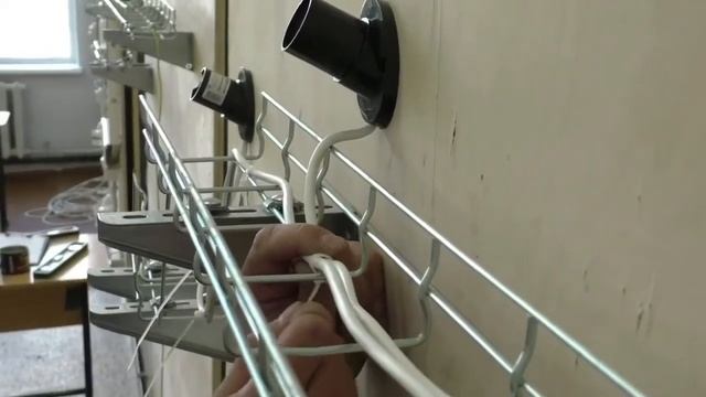 монтаж проволочного лотка часть 3 смотреть онлайн