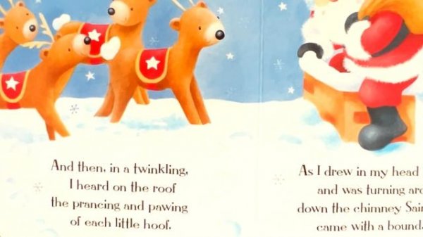 The Night Before Christmas | Kids Christmas Picture Story Book | Read Aloud English | Watch & Enjoy