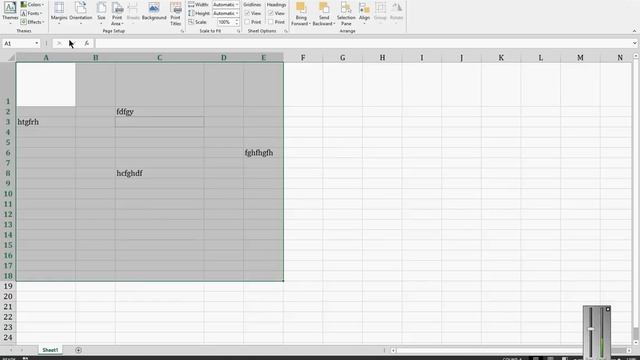 How to set the Print Area in Microsoft Excel 2013 смотреть онлайн