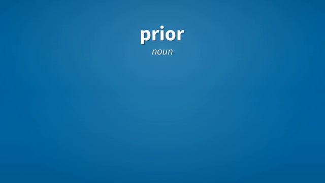 Prior | Meaning of prior смотреть онлайн